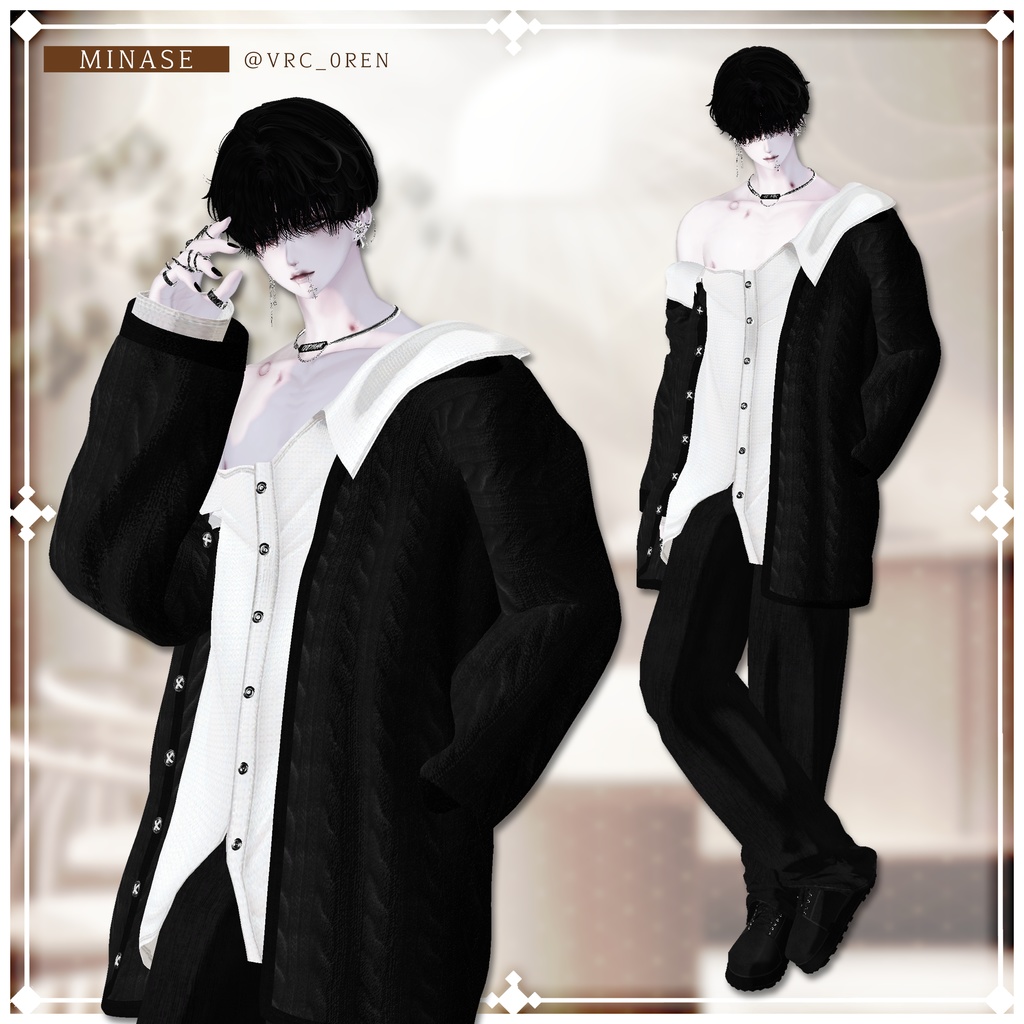 ๐SALE๐ โช๏ธ3AVAโช๏ธ ๐๐๐๐ ๐๐ถ๐๐ / Chic Blanc X Huwamon Collaboration