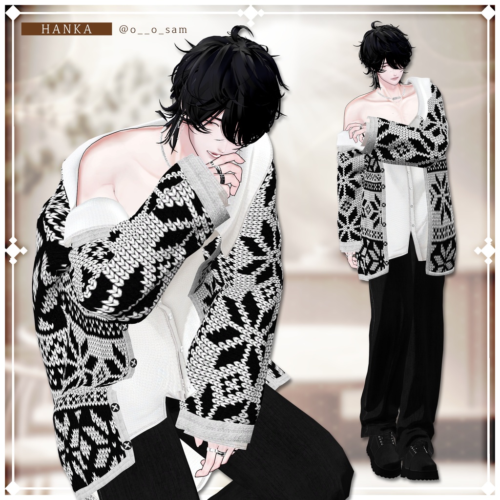 ๐SALE๐ โช๏ธ3AVAโช๏ธ ๐๐๐๐ ๐๐ถ๐๐ / Chic Blanc X Huwamon Collaboration