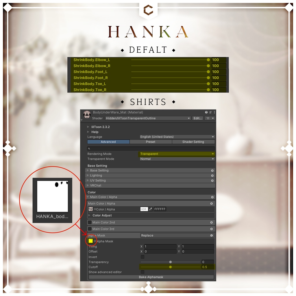 ๐SALE๐ โช๏ธ3AVAโช๏ธ ๐๐๐๐ ๐๐ถ๐๐ / Chic Blanc X Huwamon Collaboration