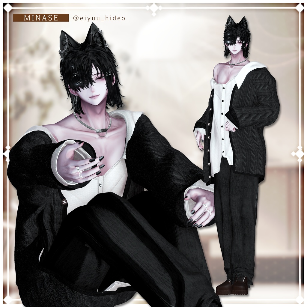 ๐SALE๐ โช๏ธ3AVAโช๏ธ ๐๐๐๐ ๐๐ถ๐๐ / Chic Blanc X Huwamon Collaboration