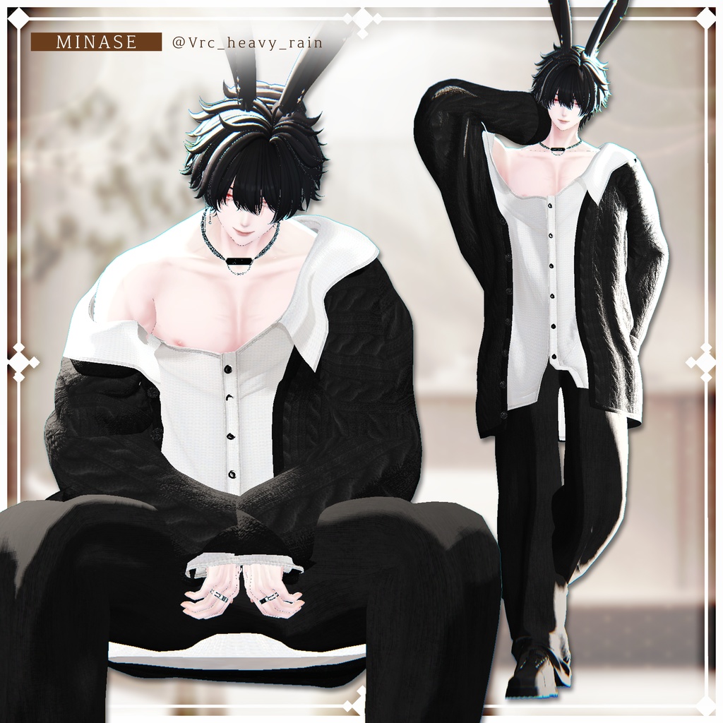 ๐SALE๐ โช๏ธ3AVAโช๏ธ ๐๐๐๐ ๐๐ถ๐๐ / Chic Blanc X Huwamon Collaboration