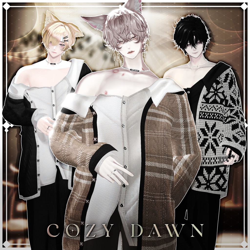 🎉SALE🎉 ▪️3AVA▪️ 𝒞𝑜𝓏𝓎 𝒟𝒶𝓌𝓃 / Chic Blanc X Huwamon Collaboration