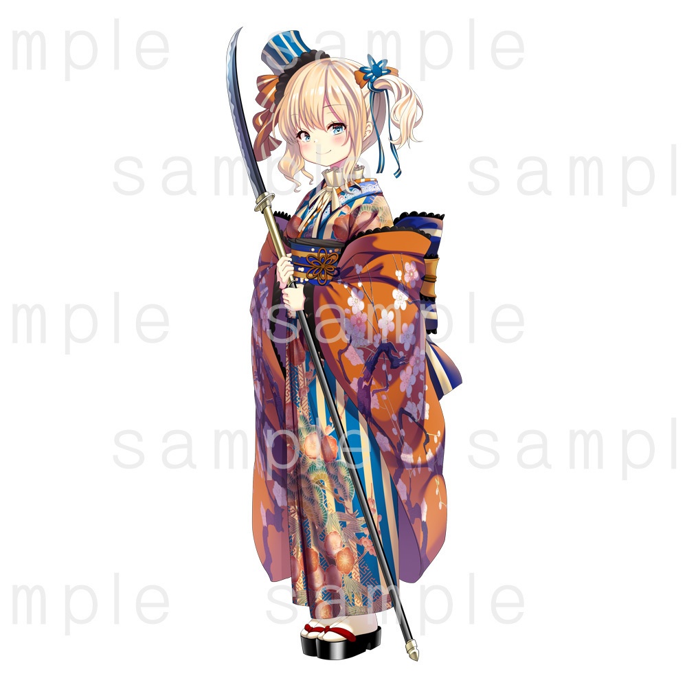 【立ち絵素材】薙刀和ロリ風女子