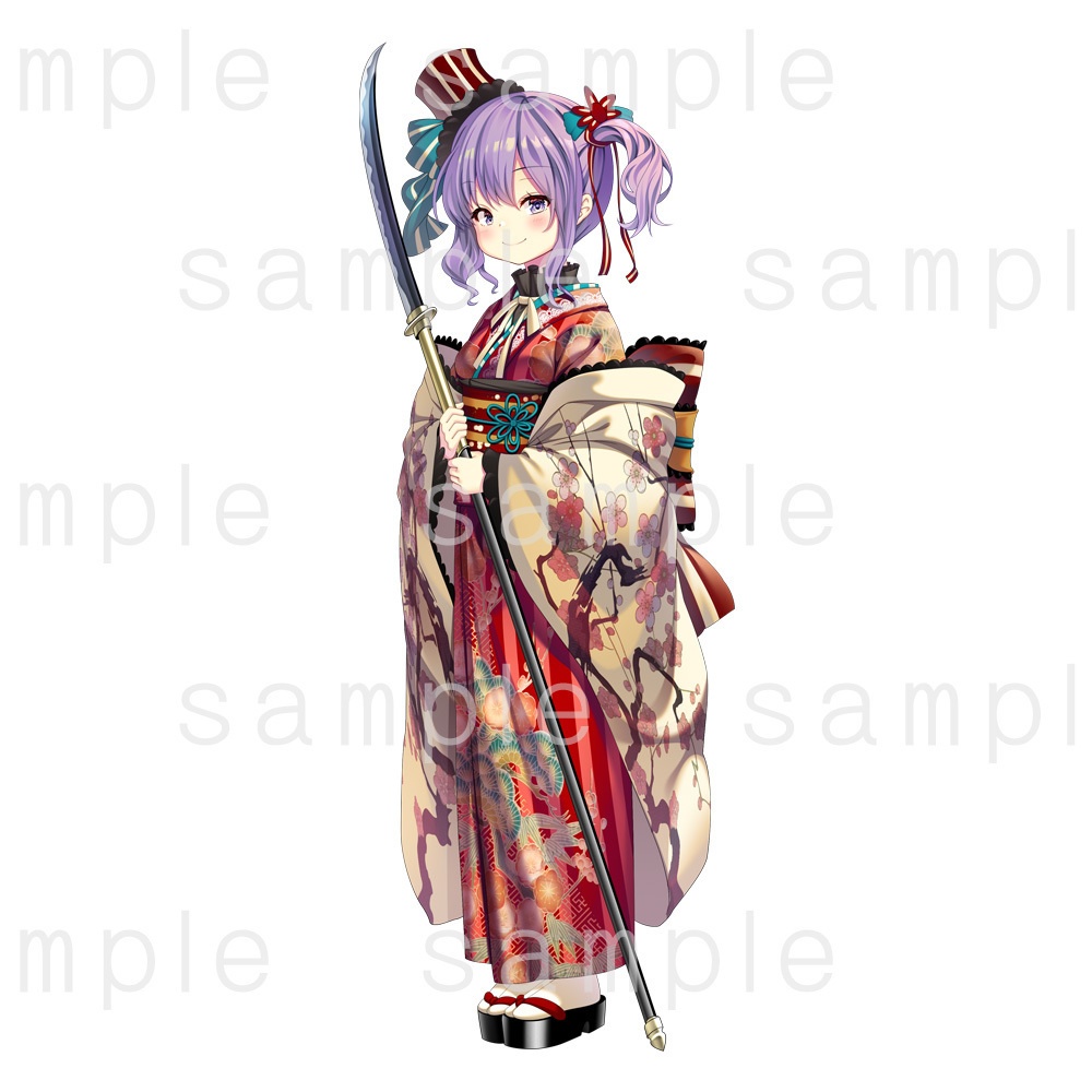 【立ち絵素材】薙刀和ロリ風女子