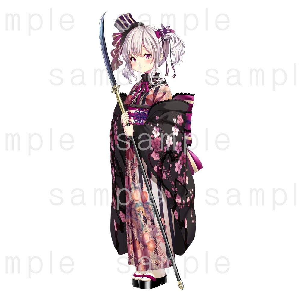 【立ち絵素材】薙刀和ロリ風女子