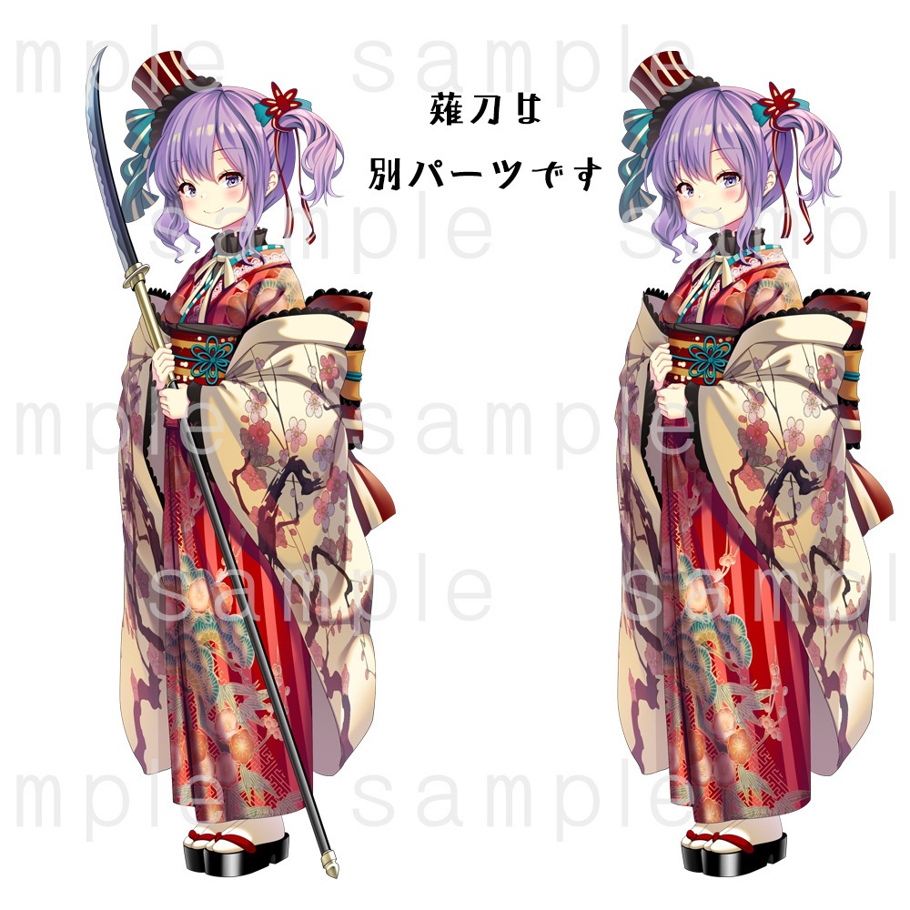 【立ち絵素材】薙刀和ロリ風女子