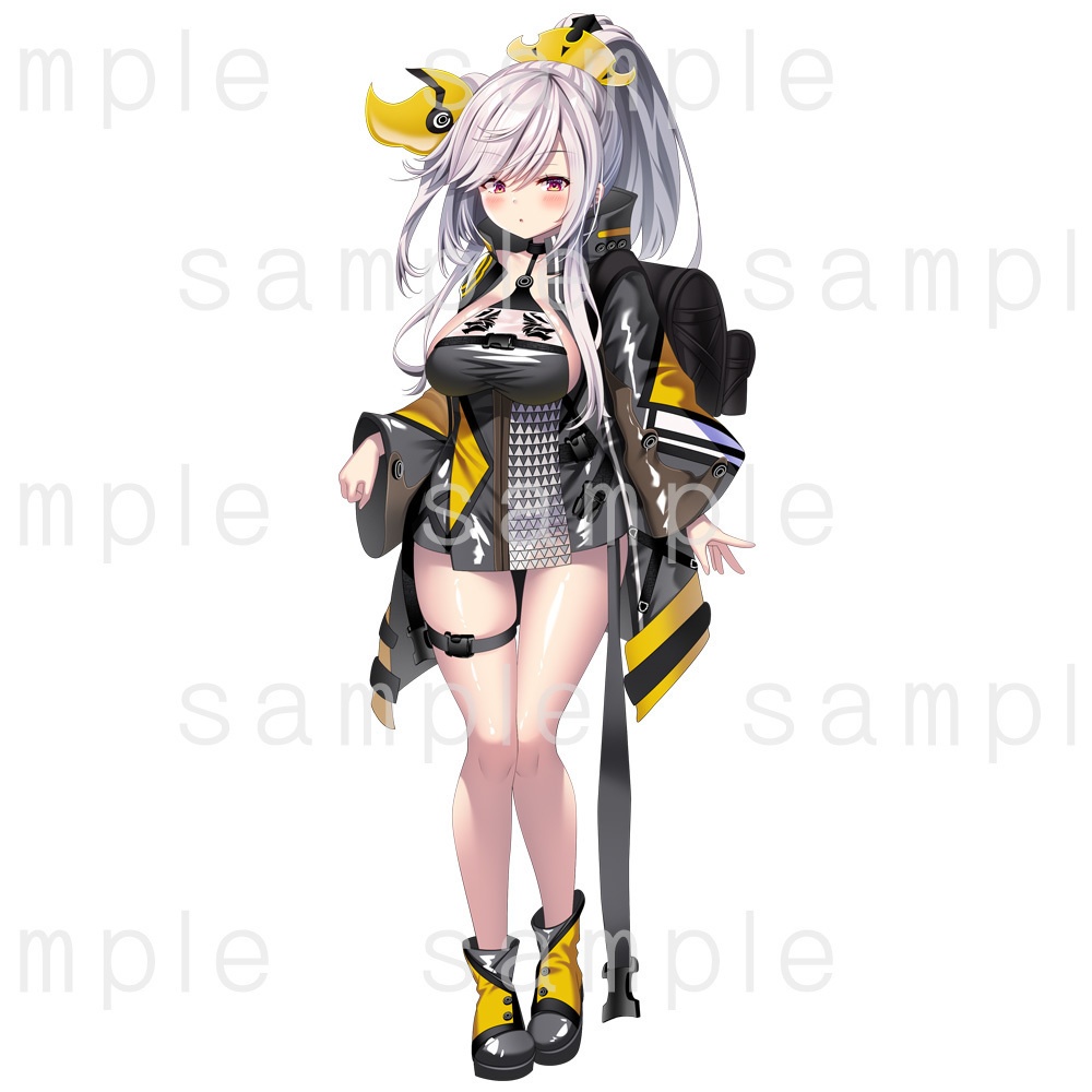 【立ち絵素材】サイバーパンク風女子