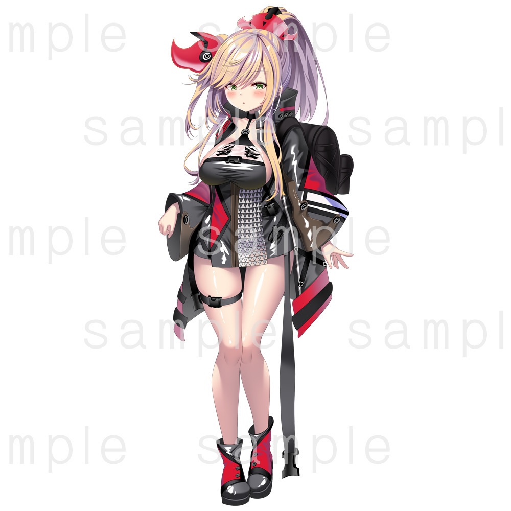 【立ち絵素材】サイバーパンク風女子