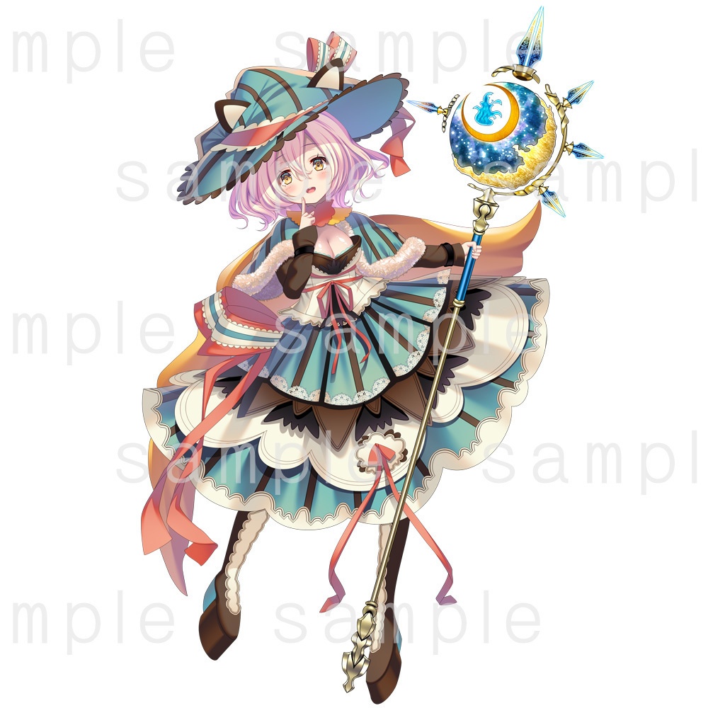 【立ち絵素材】魔法使い風女子