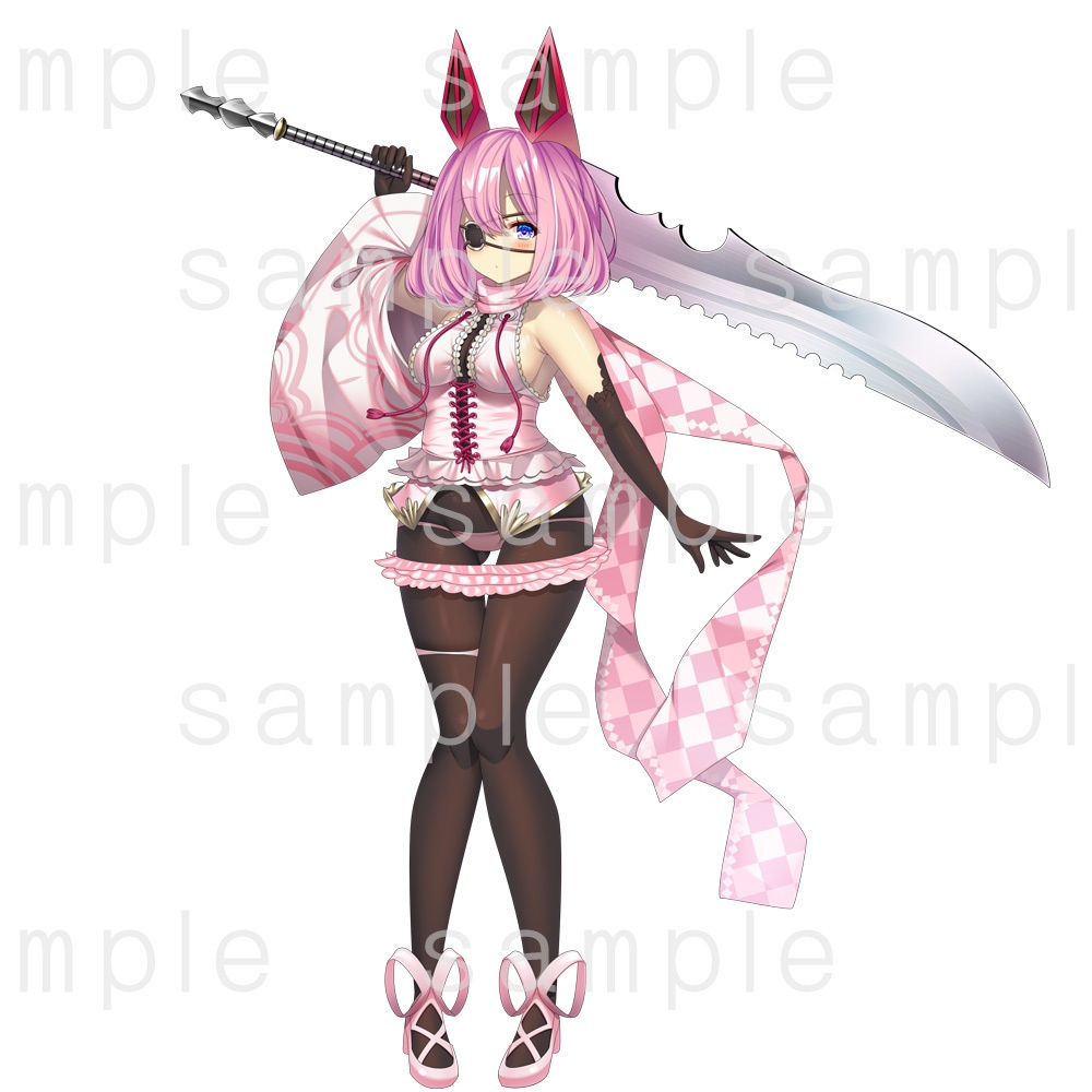 【立ち絵素材】大剣女子