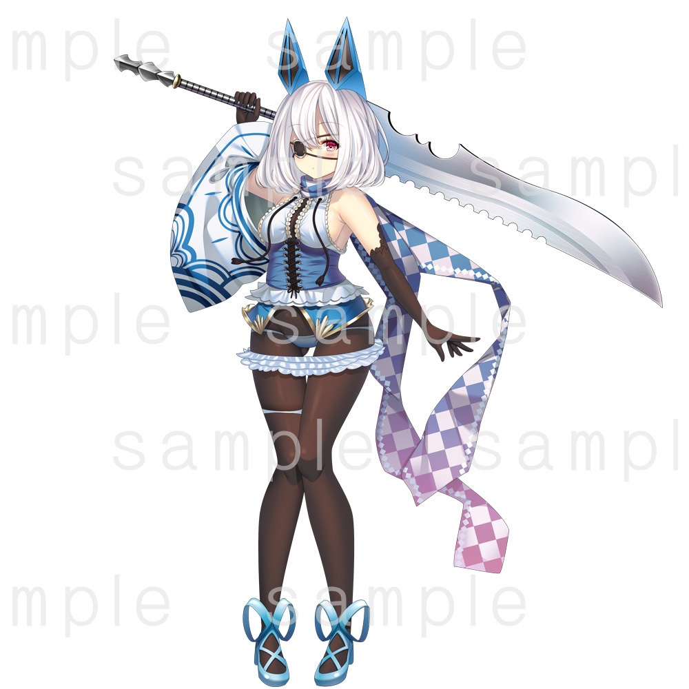 【立ち絵素材】大剣女子