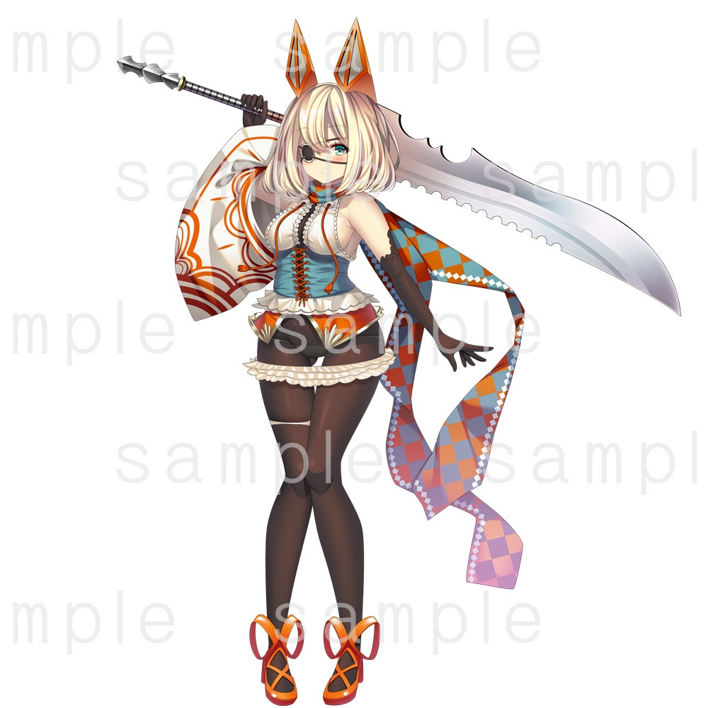 【立ち絵素材】大剣女子