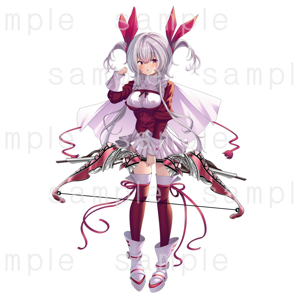 【立ち絵素材】アーチャー風女子