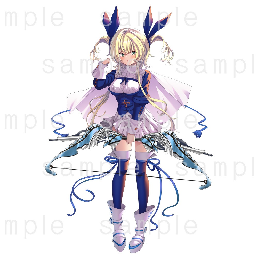 【立ち絵素材】アーチャー風女子