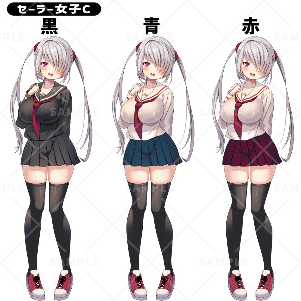 【立ち絵素材】セーラー女子