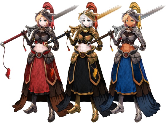 立ち絵素材_t01(エルフ騎士)表情差分7種+エフェクト用同種表情差分