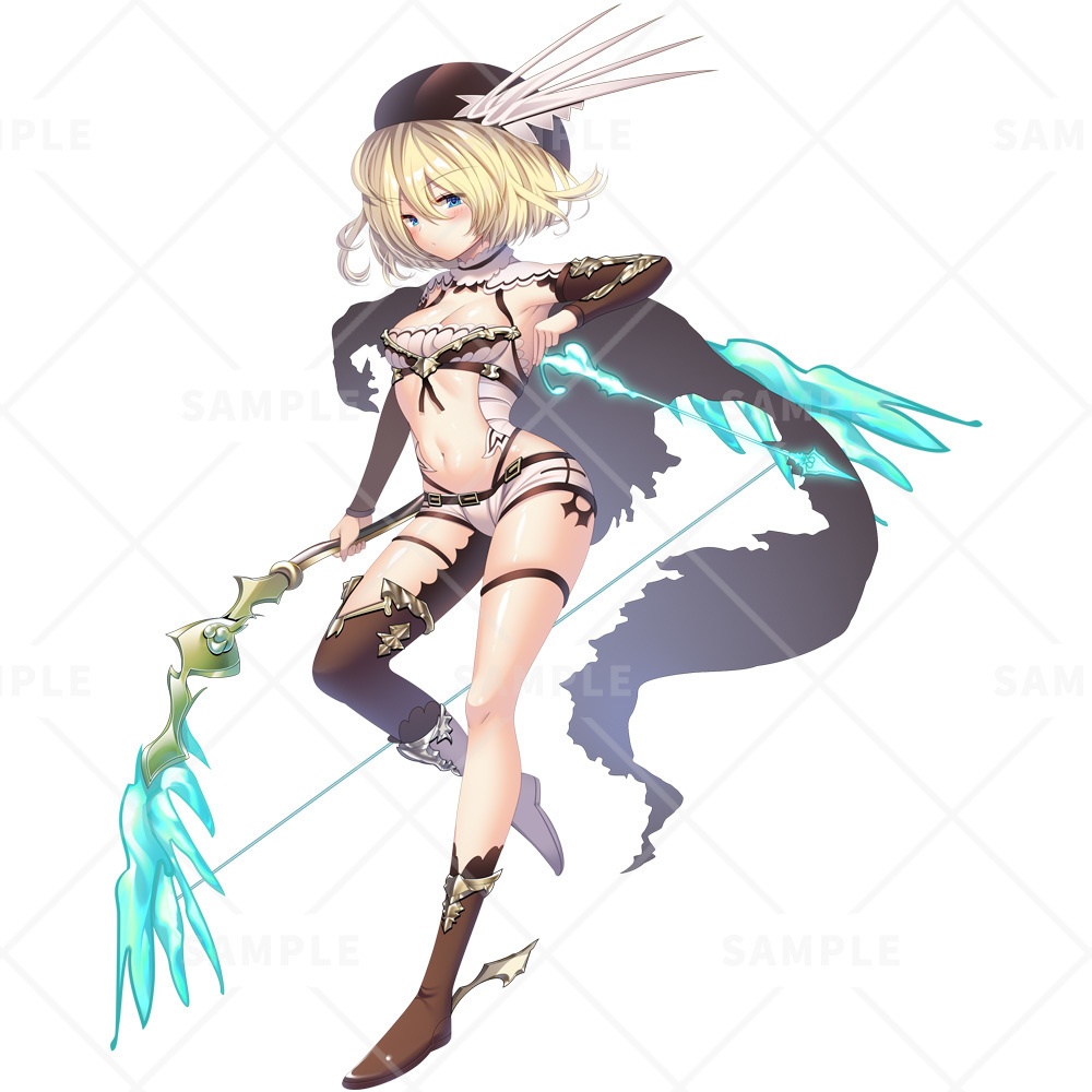 【立ち絵素材】魔導弓女子