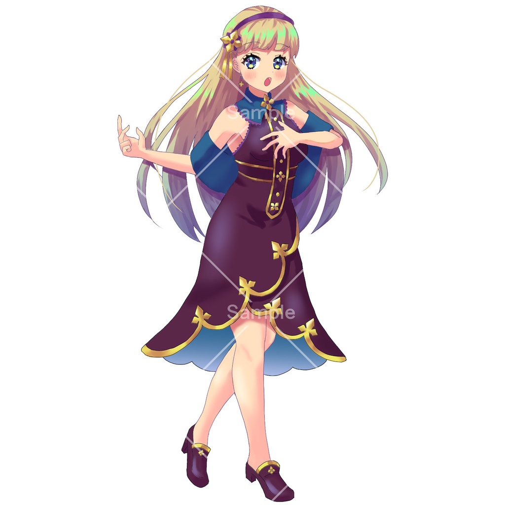 【立ち絵素材】歌姫