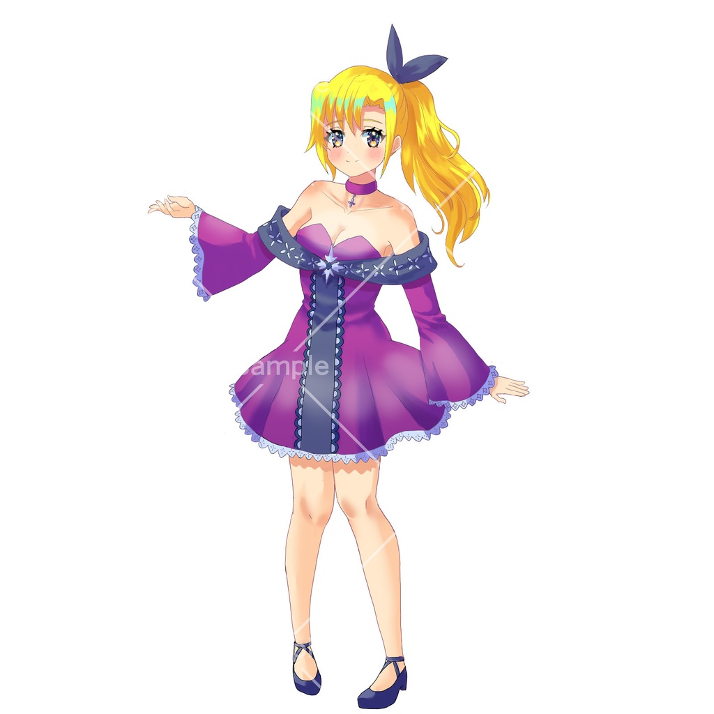 【立ち絵素材】サイドテール