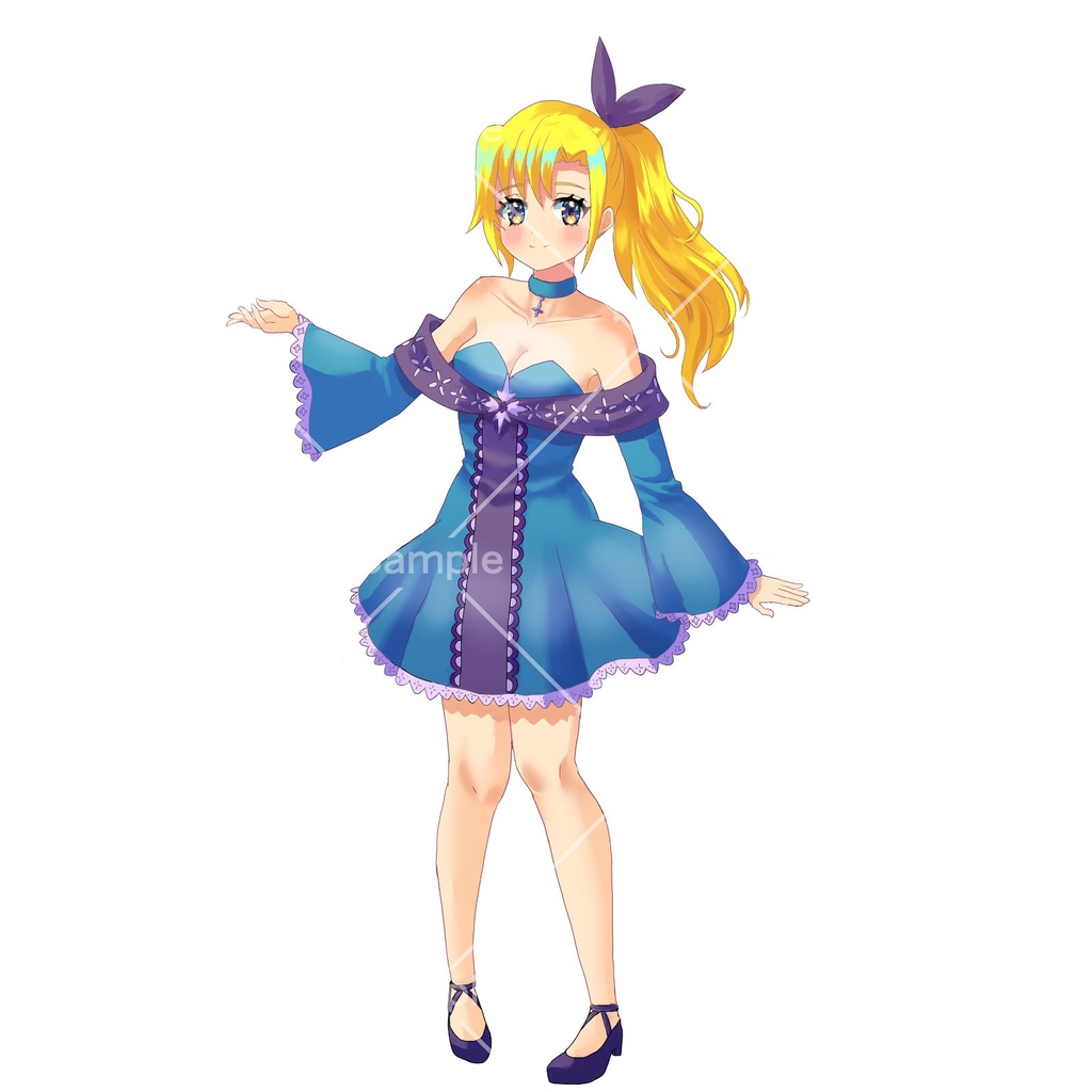 【立ち絵素材】サイドテール