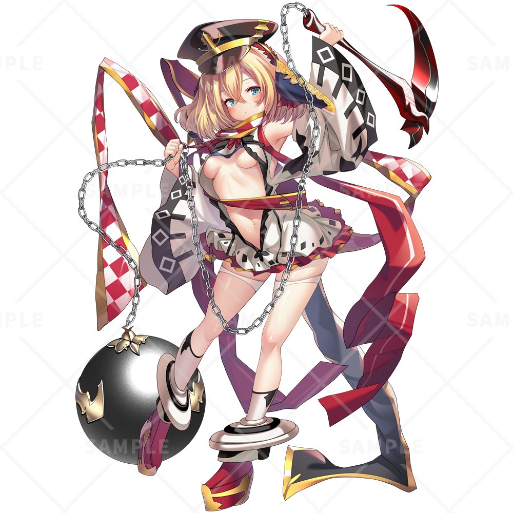 【立ち絵素材】鎖鎌女子