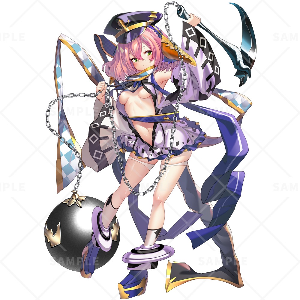 【立ち絵素材】鎖鎌女子