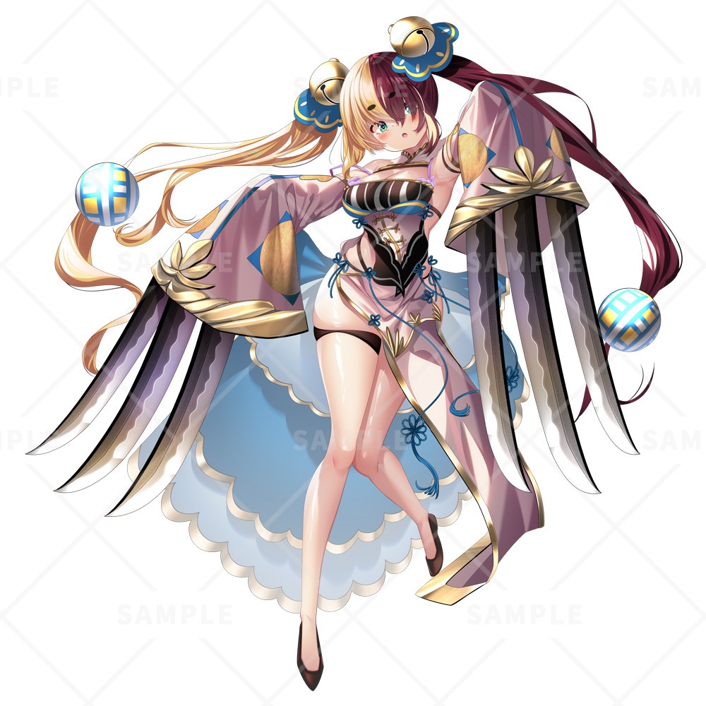 【立ち絵素材】だぼ袖中華女子