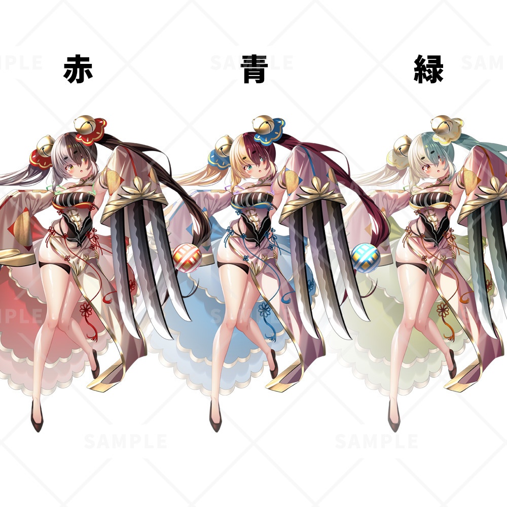 【立ち絵素材】だぼ袖中華女子