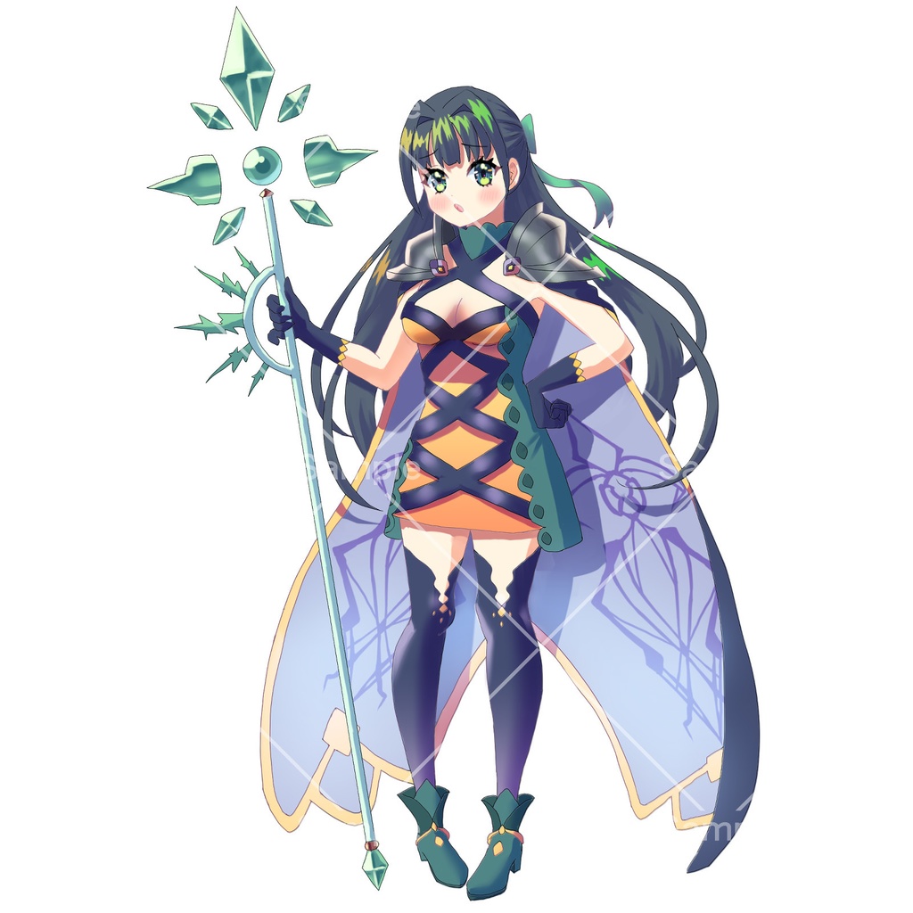 立ち絵素材 結晶使い