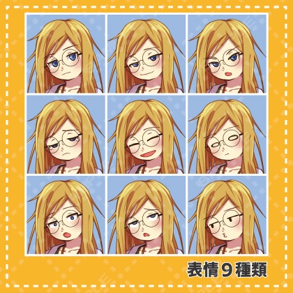 胸部以外小柄な医療従事者(立ち絵素材)