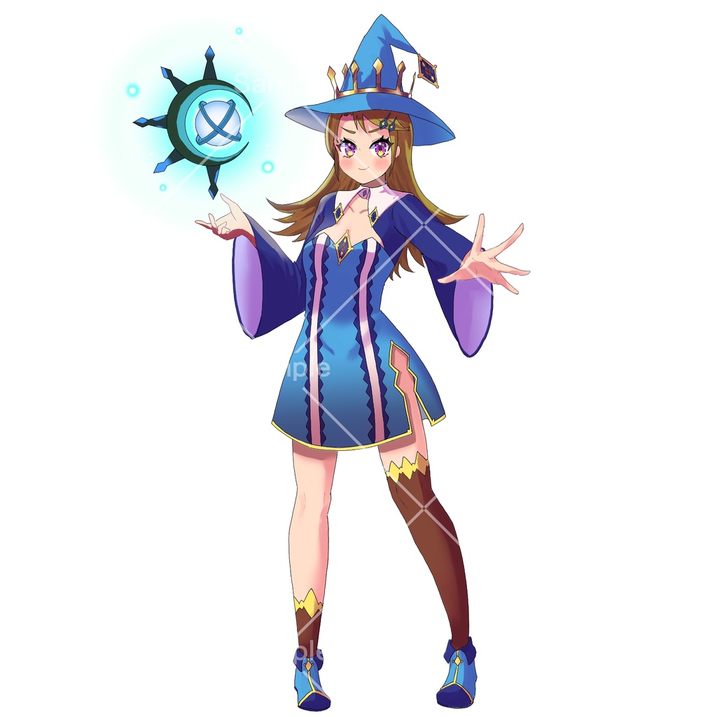 オーブを使う魔女【立ち絵素材】