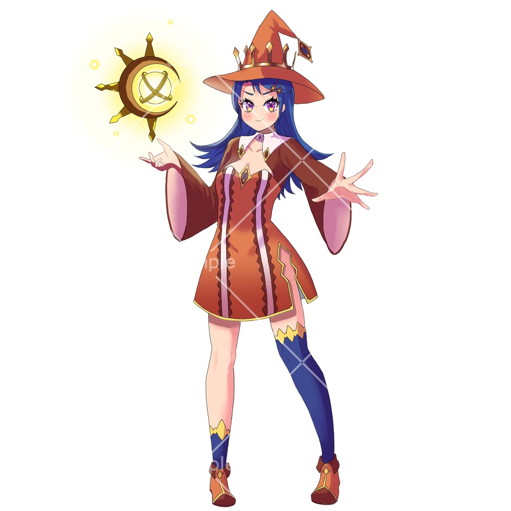 オーブを使う魔女【立ち絵素材】