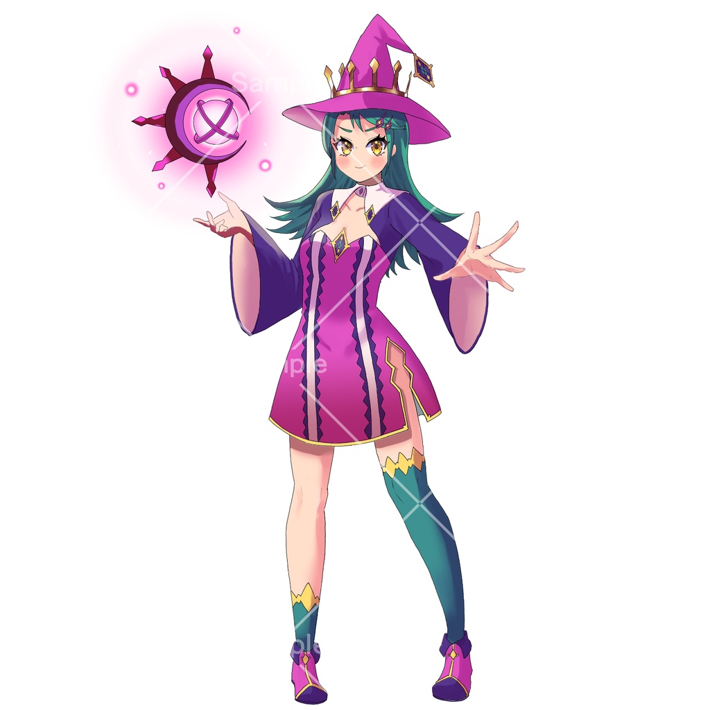 オーブを使う魔女【立ち絵素材】