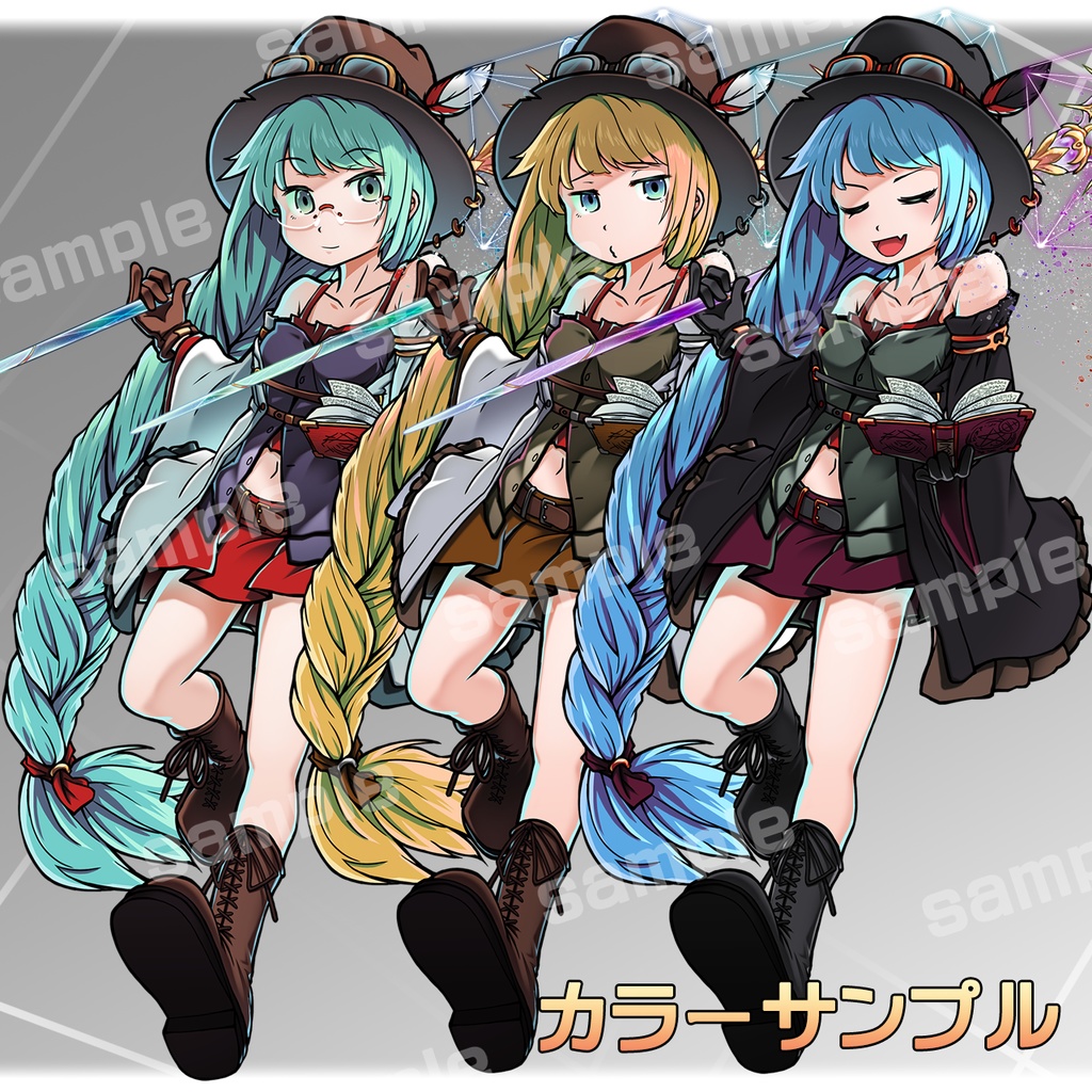 探検家風魔法使い