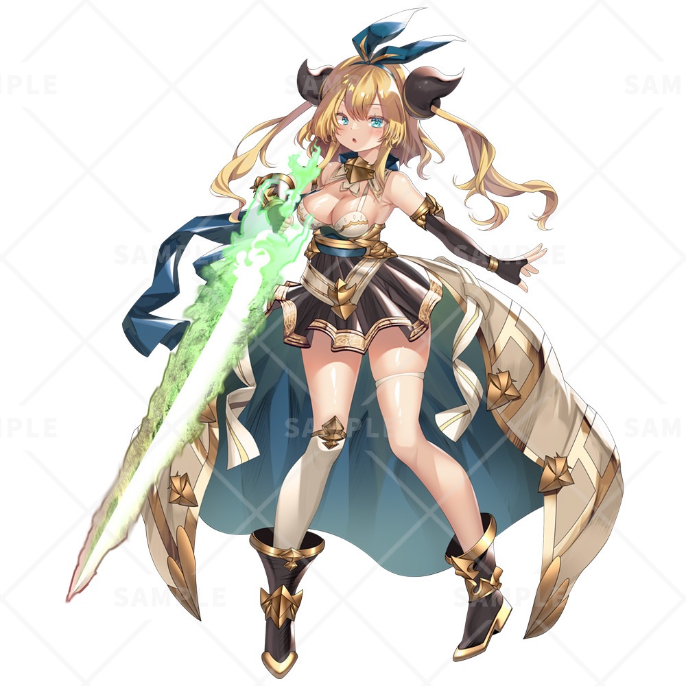 【立ち絵素材】魔法剣士女子