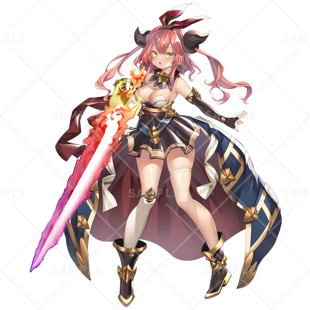 【立ち絵素材】魔法剣士女子