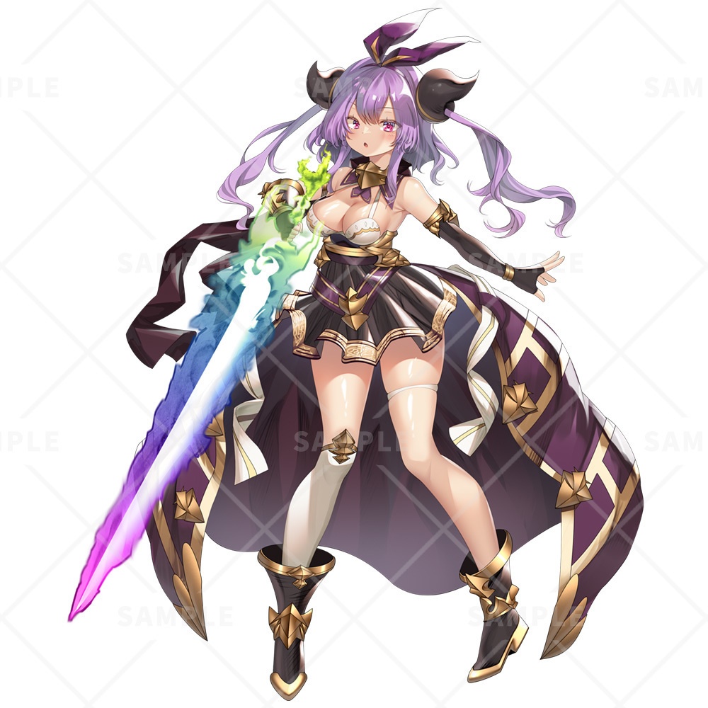 【立ち絵素材】魔法剣士女子