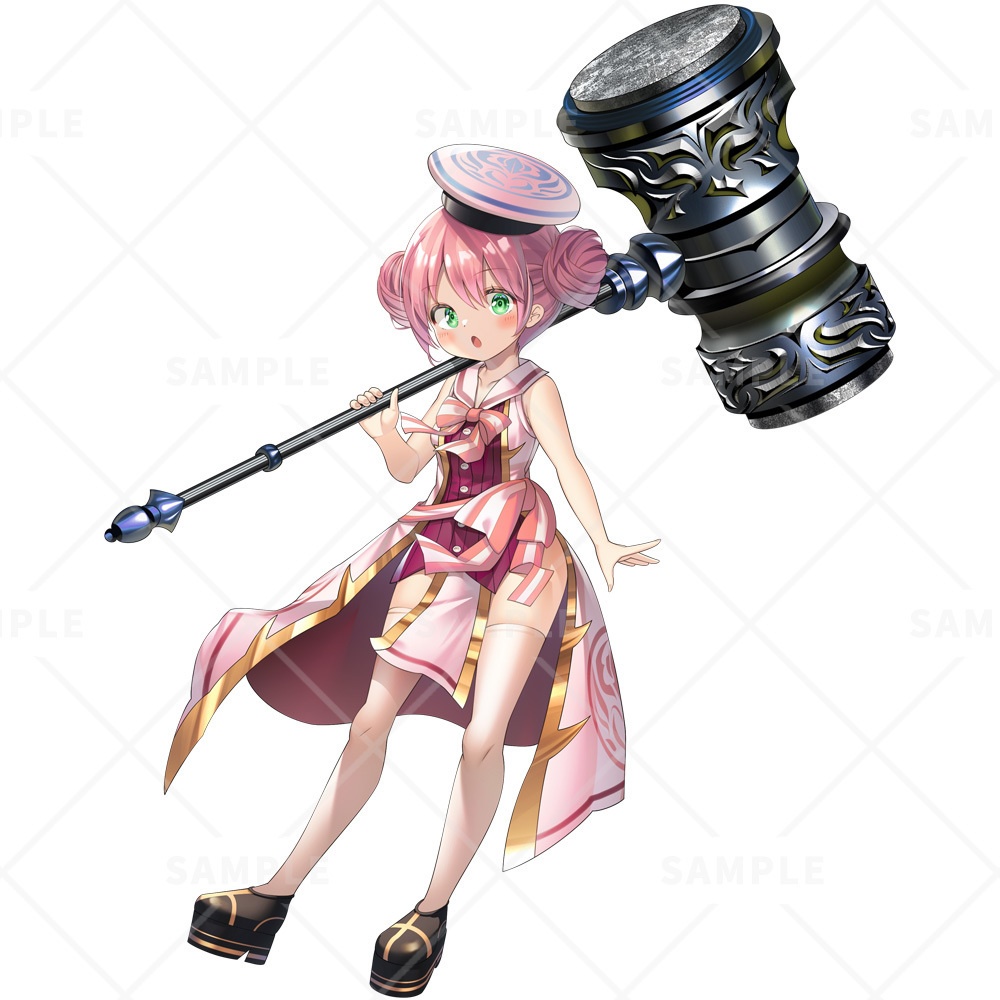 【立ち絵素材】ハンマー女子