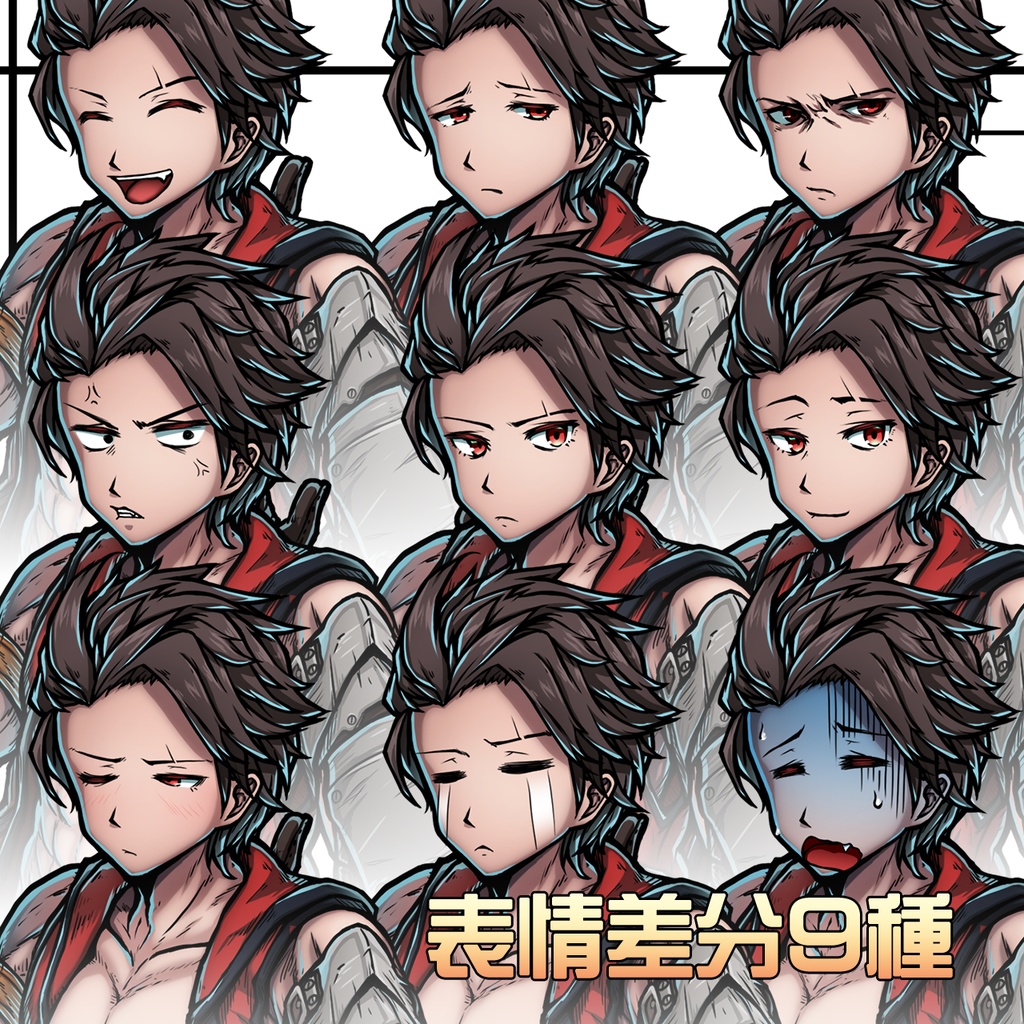 立ち絵素材_大剣戦士