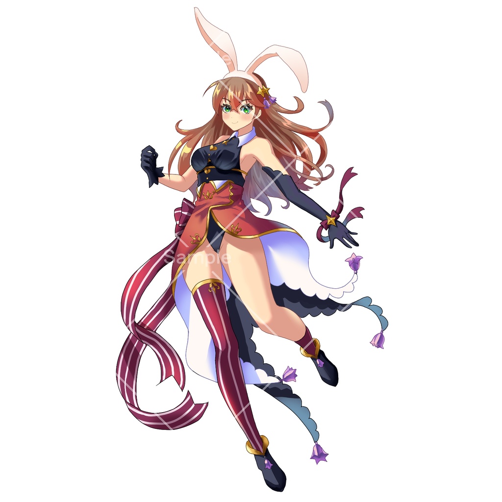 バニーな女の子【立ち絵素材】