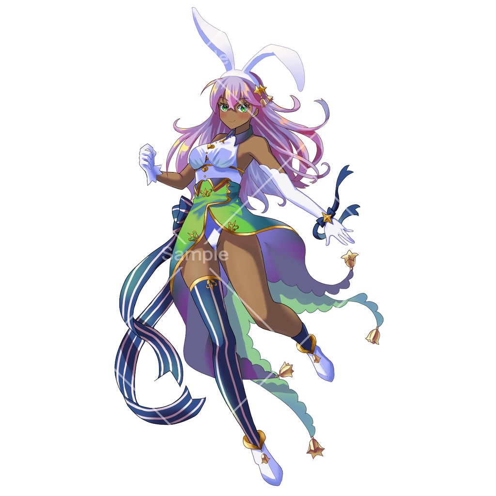 バニーな女の子【立ち絵素材】