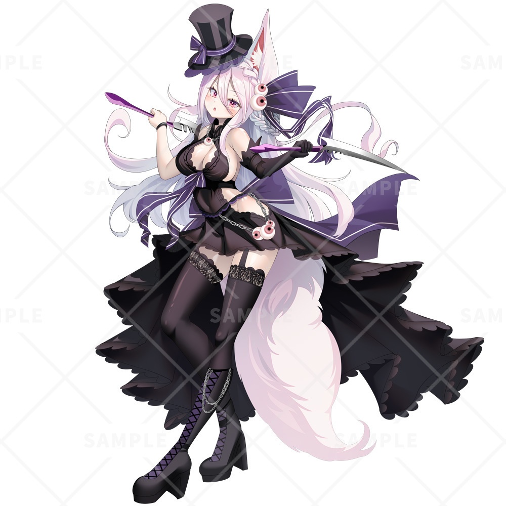 【立ち絵素材】けもみみアサシン女子