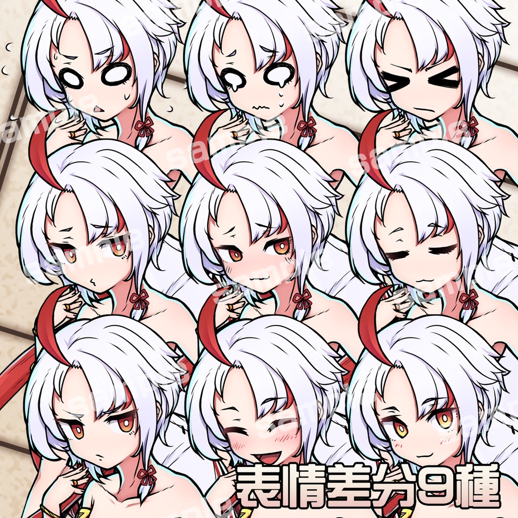 立ち絵素材_トリの変化3色セット