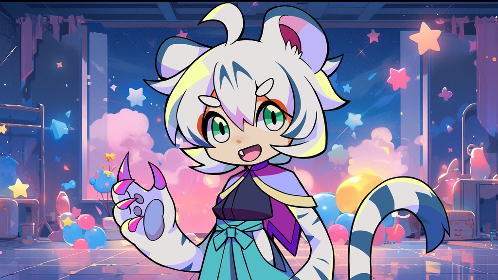 【組換え可能PSD】とらくん【立ち絵素材】