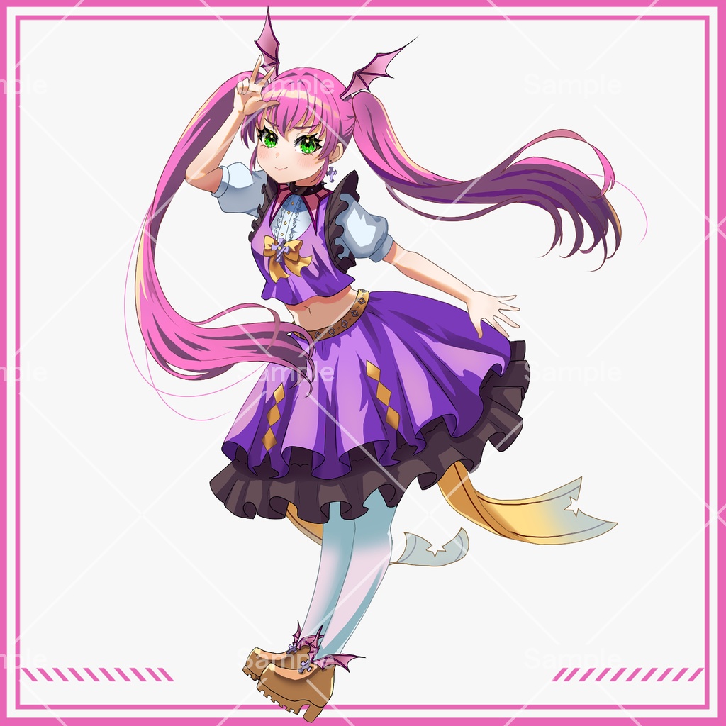 小悪魔系少女【立ち絵素材】