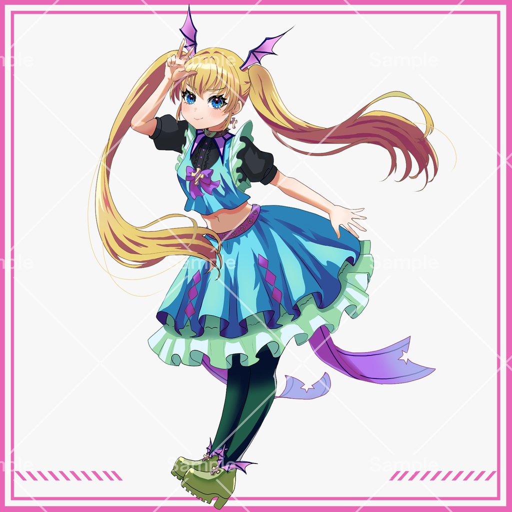 小悪魔系少女【立ち絵素材】