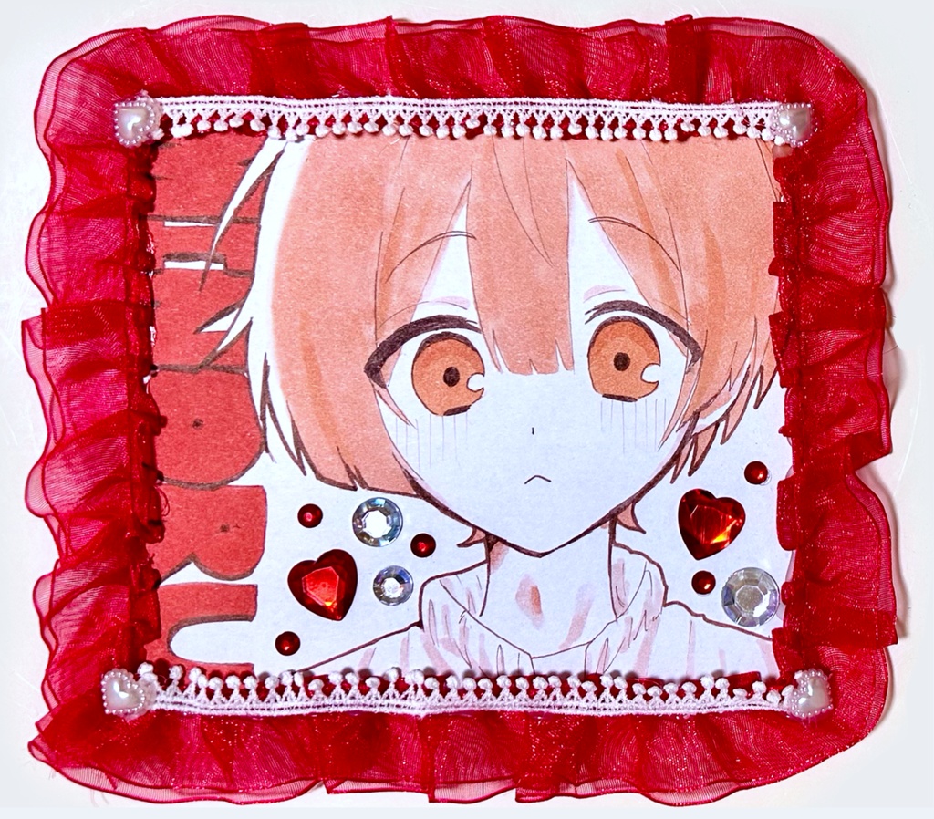 【あおかる】ミニデコ色紙