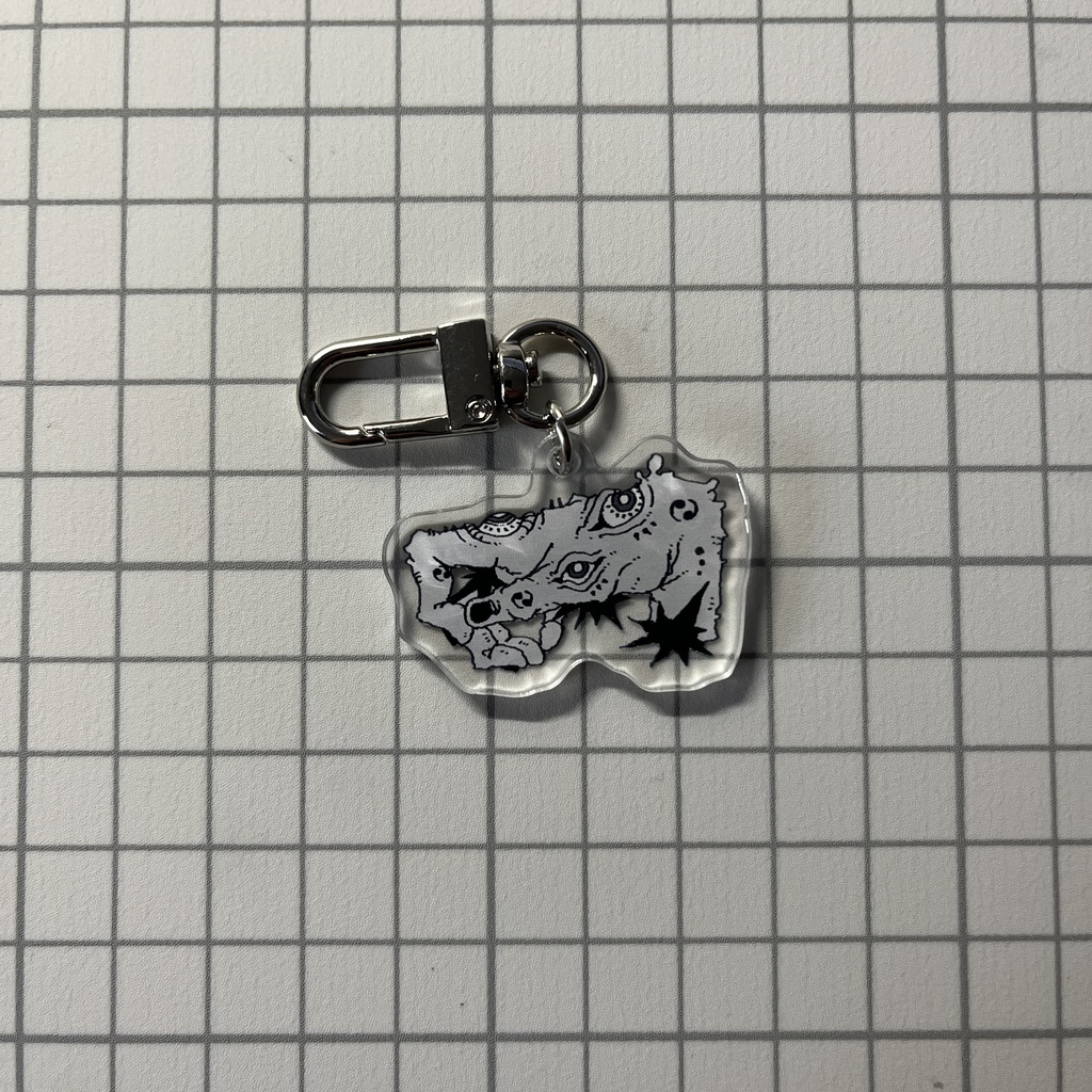 アクリルキーホルダー　テ