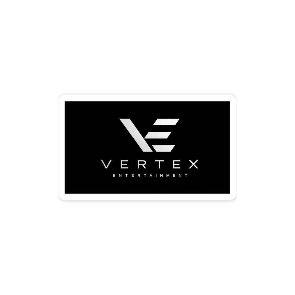 VERTEX Entertainmentステッカー黒