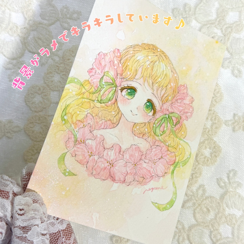 【ポストカードサイズ】フレームレス原画